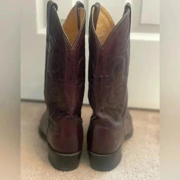 Men’s size 12 D Acme leather cowboy boots. Beautiful! - Picture 6 of 16